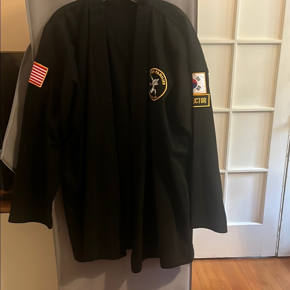 Black Leather-Look Motorcycle Jacket with Classic Design